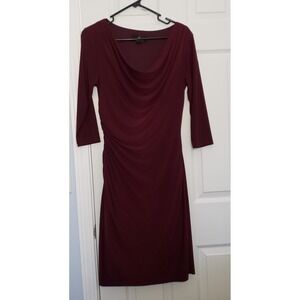 Ronnie Nicole Womans Fancy Dress Size 8 Burgundy